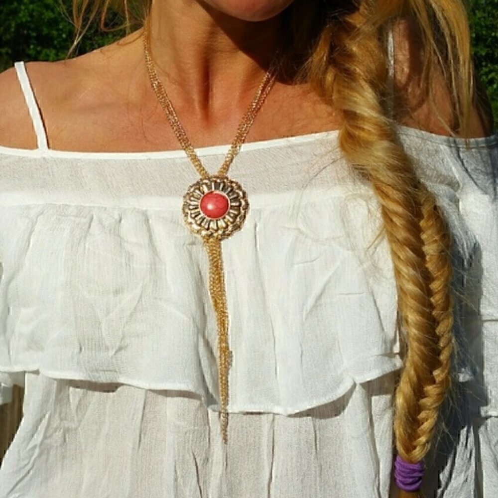 Necklace Oversized Pendant Necklace